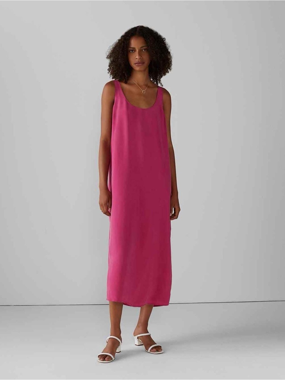 Club Monaco Vibrant Magenta Sleeveless Dress